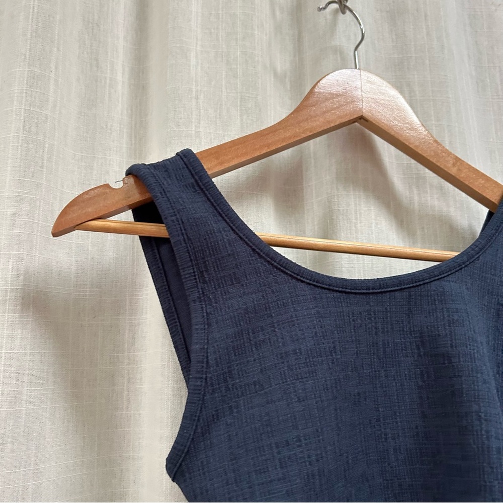 ROXY Women's Keepsake Crop Top Back Detailing, Size small Navy Blue - Picture 7 of 9